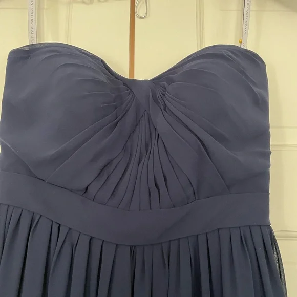 jenny yoo navy bridesmaid dress Jenny Yoo Bridesmaid Dress Louisa Whisper Blue